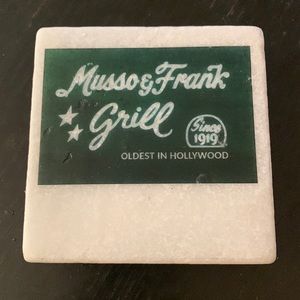 White Marble Musso and Frank Grill -Hollywood